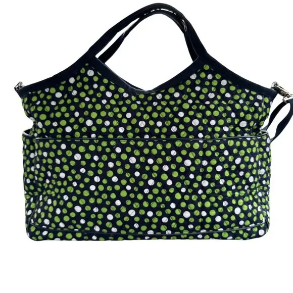 Vera Bradley Quilted Carryall Travel Bag in the "Lucky Dots" Limited Edition - Picture 11 of 16